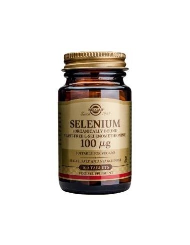 Selenio 100Mcg (Sin Levadura) 100Comp de Solgar