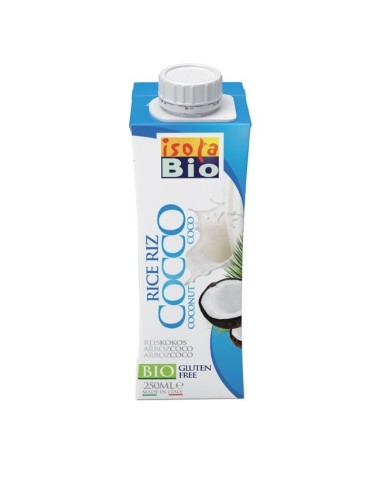 Bebida Vegetal De Arroz Y Coco Mini  250 Mililitros Bio Sg Isola