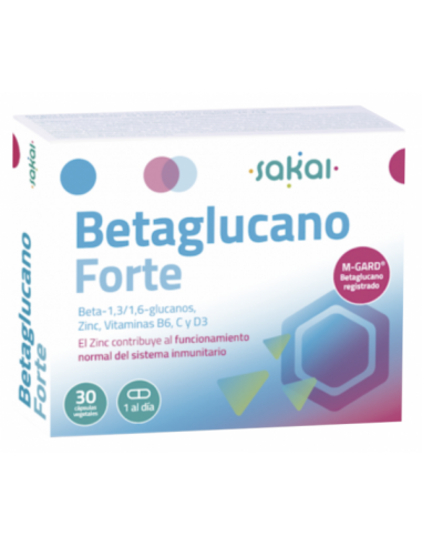 Betaglucano Forte 30Cap. de Sakai