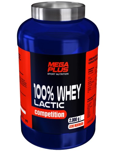 Whey 100%  Lactic Competition Fresa 1kg de Mega Plus