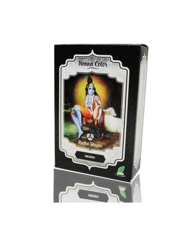 Henna Polvo Negro 100 gramos de Radhe Shyam