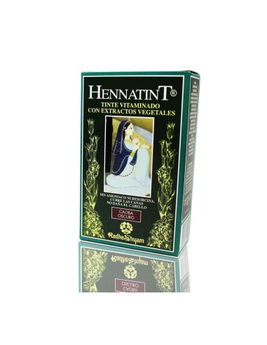 Hennatint Caoba Oscuro 60 Ml de Radhe Shyam