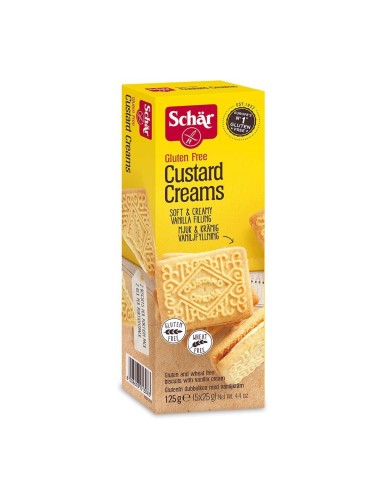 Galletas Vainilla Custard Cream 125G Schar de Schar