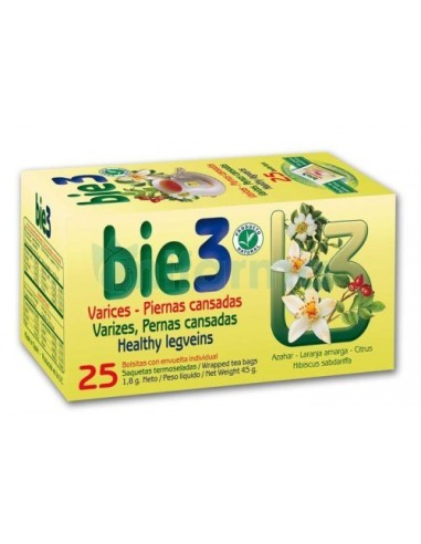 Bie3 Varices Piernas Cansadas Infusion 25 Sobres Bie 3