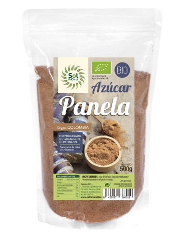 Azúcar Panela Bio 500 Gramos  Sol Natural