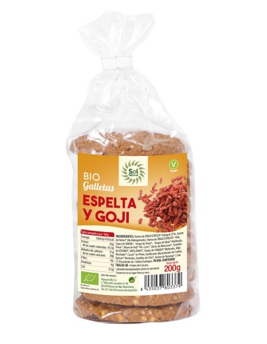 Galletas Espelta Y Bayas De Goji Bio200 gde Sol Natural