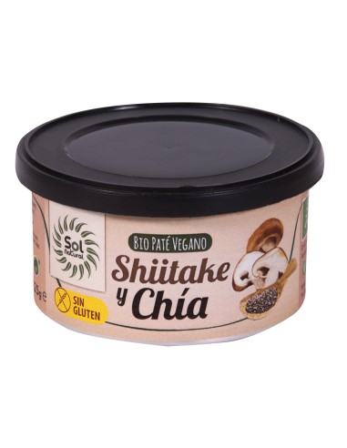 Paté Shiitake Y Chía Bio 125 Gramos  Sol Natural