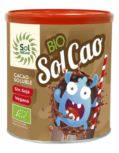 Solcao Cacao Soluble Bio 400 G de Solnatural