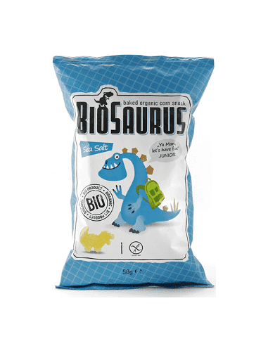 Snack con Sal Marina bio 50 gr de Biosaurus