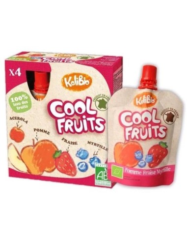 Vitabio Cool Fruits Manzana Fresa Arandanos de Babybio