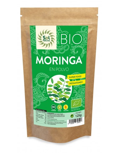 Moringa En Polvo Bio 125 Gramos  Sol Natural