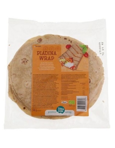 Piadina Wrap De Harina De Trigo Integral Y Avena 2 de Terras