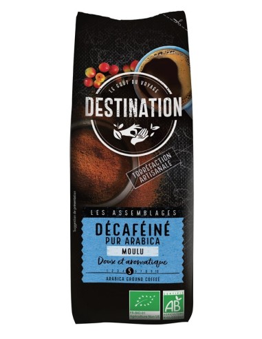 Cafe Arabica 100% Descafeinado Molido 250 Gramos Bio Destination