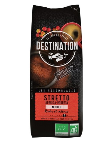 Cafe Stretto Italiano Molido 250 Gramos Bio Destination