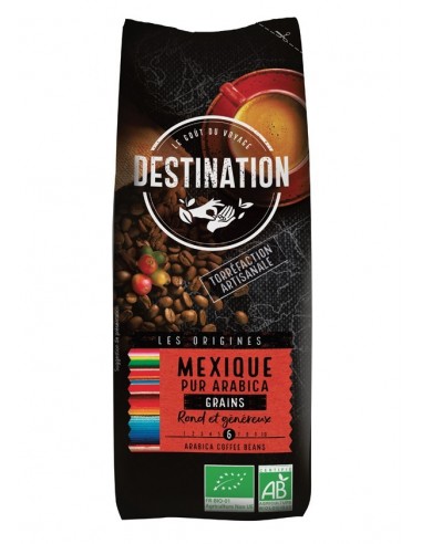 Cafe Mexico 100% Arabica Grano 250 Gramos Bio Destination