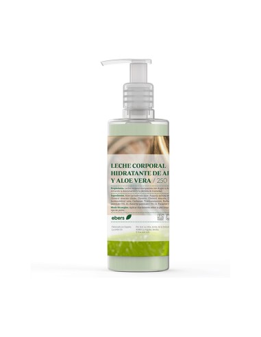 Leche Hidratante Argan Y Aloe 250 Ml de Ebers