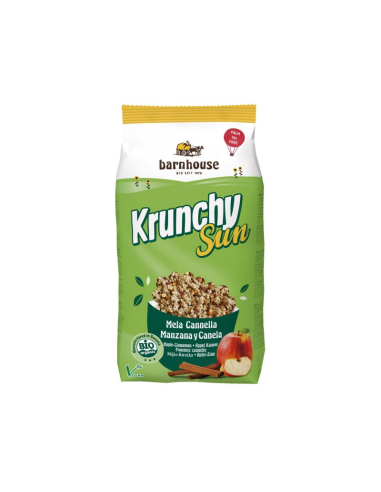 Muesli Krunchy Sun Manzana-Canela 750Gr Bio Barnhouse