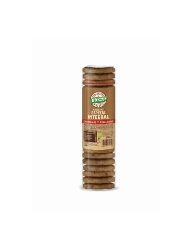 Galletas De  Espelta Choco-Avellana Int 250 Gramos Bio Biocop