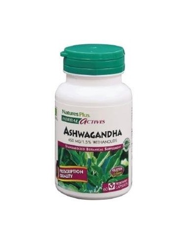 Ashwagandha 450 Mg 60 Caps de Natures Plus