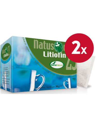 Pack de 2 ud Natusor 23  Litiofin 20 Unidades de Soria Natural