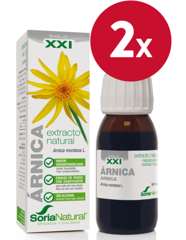 Pack de 2 ud Ext. Arnica Xxi 50Ml. S/Al de Soria Natural