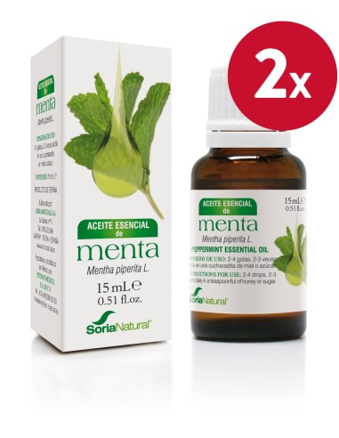 Pack de 2 ud Aceite Esencial de Menta 15 ml