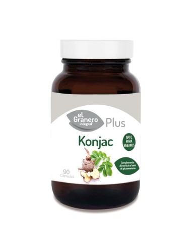 Konjac, 90 Cap. 610 Mg de El Granero Integral