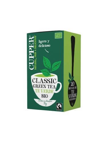 Te Verde Infusion 20  Bolsitas. Bio Cupper