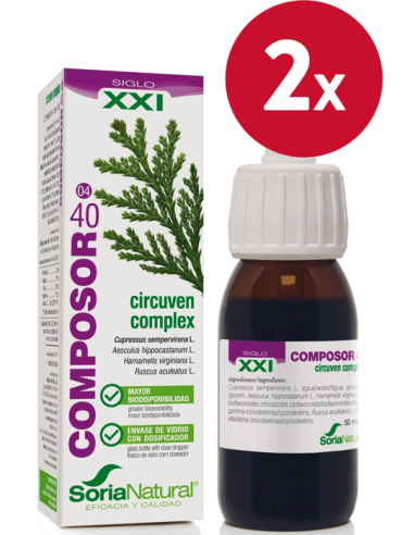 Pack de 2 uds Composor 40 Circuven Complex Xxi 50Ml. de Soria Natural