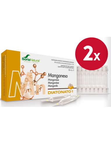 Pack de 2 ud Diatonato 1 Manganeso 28Viales de Soria Natural