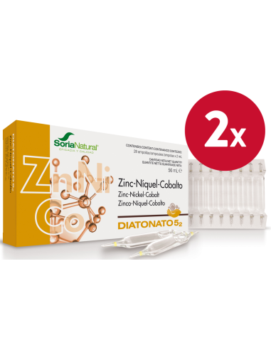 Pack de 2 ud Diatonato 5/2 Zinc-Niquel-Cobalto 28Viales de S