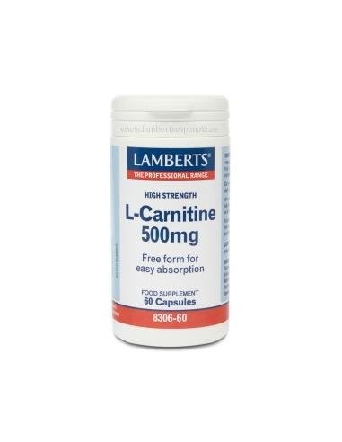 Pack de 2ud L-Carnitina 500 Mg. 60 Cap. de Lamberts