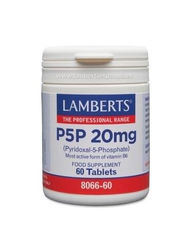 Pack de 2ud P5P 20Mg. Piridoxal-5-Fosfato 60 Comprimidos de