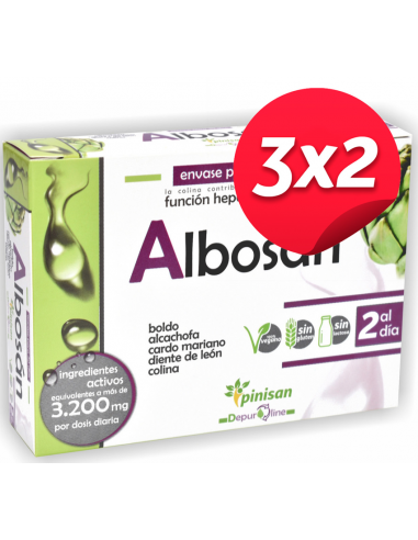 Pack 3x2 Albosan 60Cap. de Pinisan