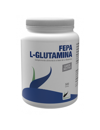 Fepa L Glutamina 500 G. Sabor Neutro Fepadiet