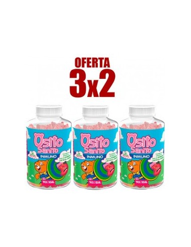 Pack 3x2 Osito Sanito Inmuno 30 gummies de Tongil..