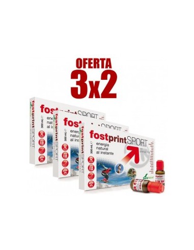 Pack 3X2 Fost Print Sport Platano 20Viales de Soria Natural.