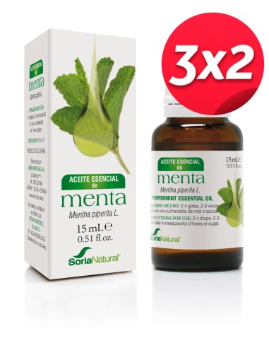 Pack 3X2 Aceite Esencial de Menta 15 ml