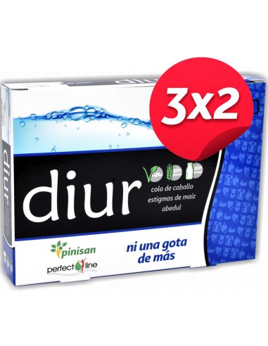 Pack 3x2 Perfect Line Diur 30 capsulas de Pinisan