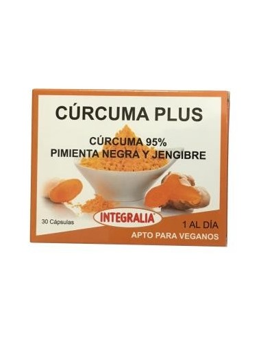 Cápsulas de Cúrcuma, Con Certificado Ecológico