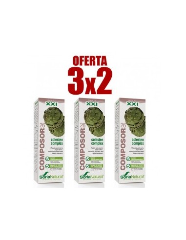 Pack 3X2 Composor 26 Colesten Complex Xxi 50Ml. de Soria Nat