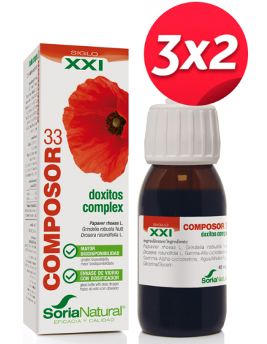 Pack 3X2 Composor 33 Doxitos Complex Xxi 45Ml. de Soria Natural