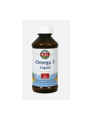 Pack 2 Uds. Omega 3 Sabor Limon 120Ml. Kal de Pack Solaray