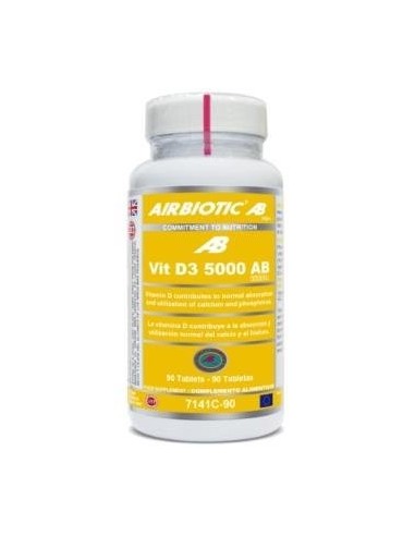 Pack 3x2 Vitamina D3 5000Ui 90 Comprimidos de Airbiotic Pack