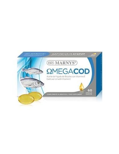 Huile de Morue Omegacod 60 Perles X 510 Mg de Marnys