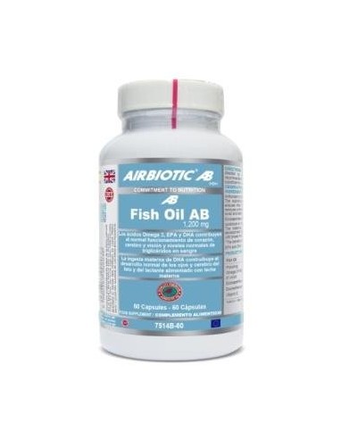 Pack 3x2 Fish Oil Ab 1200Mg. 60Cap. de Airbiotic Pack