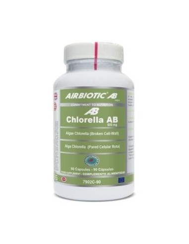 Pack 3x2 Chlorella Ab 600Mg. 90Cap. de Airbiotic Pack