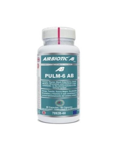 Pack 3x2 Pulm-6 Ab 60Cap. de Airbiotic Pack