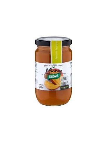 Mermelada Extra De Mango Con Fructosa 325 Gramos Santiveri