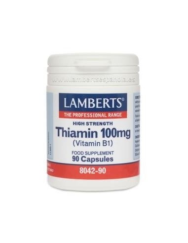 Vitamina B-1 100 Mg.(Tiamina) 90 Cap. de Lamberts